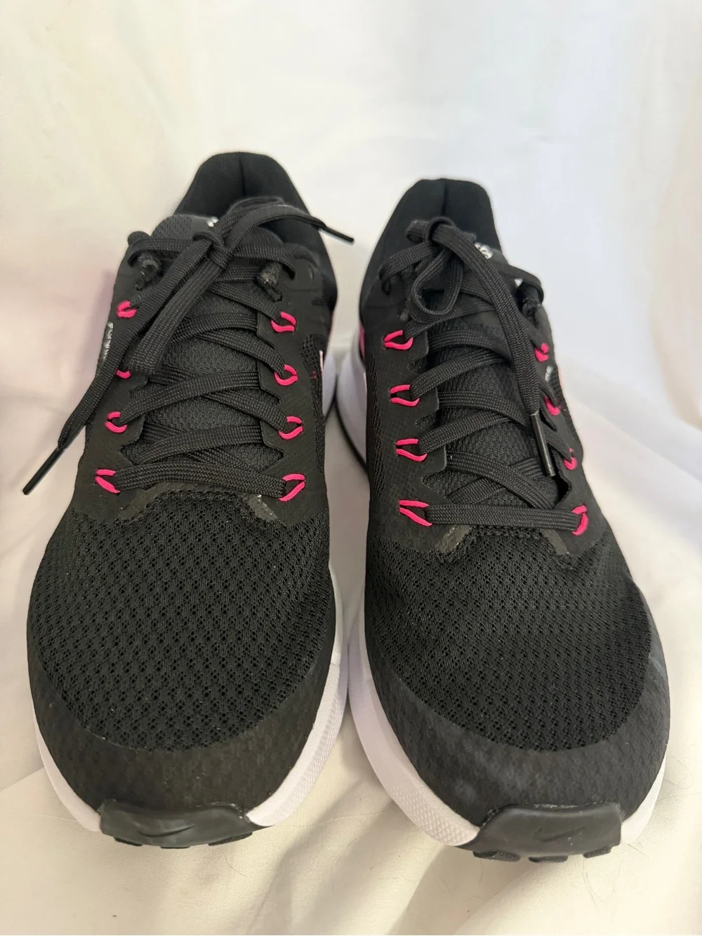 Nike Women's Black & Hot Pink Running Sneakers - Picture 2 of 5